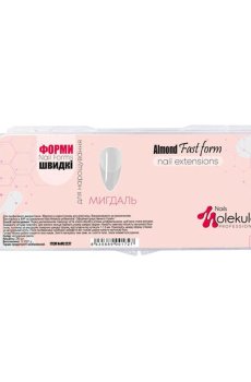 Формы-типсы для наращивания ногтей Nails Molekula Professional Миндаль, 24 шт