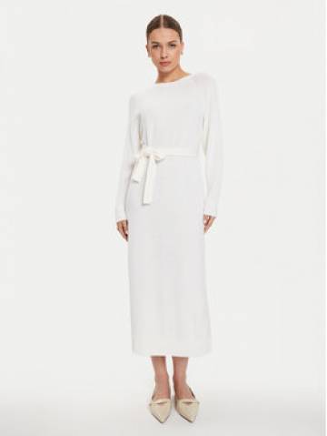 Max Mara Leisure Трикотажна сукня Scrivia 24263260 Білий Regular Fit Max Mara Leisure Трикотажна сукня Scrivia 24263260 Білий Regular Fit