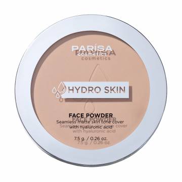Пудра для лица Parisa Cosmetics Hydro Skin Face Powder с гиалуроновой кислотой, 03 Nude Beige, 8.5 г Пудра для лица Parisa Cosmetics Hydro Skin Face Powder с гиалуроновой кислотой, 03 Nude Beige, 8.5 г