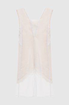 Бежевое платье из шерсти