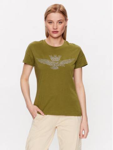 Aeronautica Militare Футболка 231TS2103DJ510 Зелений Regular Fit Aeronautica Militare Футболка 231TS2103DJ510 Зелений Regular Fit