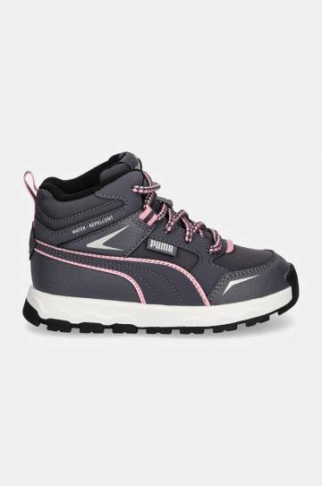 Детские ботинки Puma Evolve Trail цвет серый 397645 Детские ботинки Puma Evolve Trail цвет серый 397645