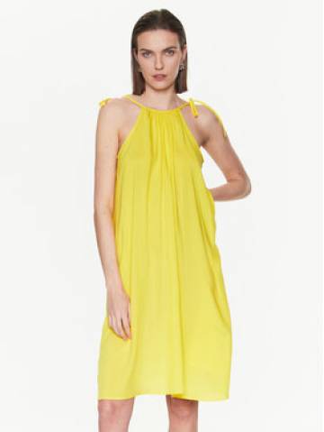Tommy Hilfiger Літня сукня Cover Up UW0UW04614 Жовтий Regular Fit Tommy Hilfiger Літня сукня Cover Up UW0UW04614 Жовтий Regular Fit