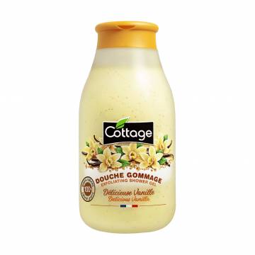 Отшелушивающий гель для душа Cottage Exfoliating Shower Gel, Delicious Vanilla, 270 мл Отшелушивающий гель для душа Cottage Exfoliating Shower Gel, Delicious Vanilla, 270 мл