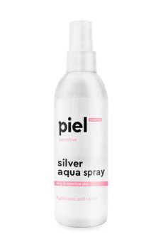 Увлажняющий спрей для лица Piel Cosmetics Sensitive Silver Aqua Spray для сухой и чувствительной кожи, 100 мл