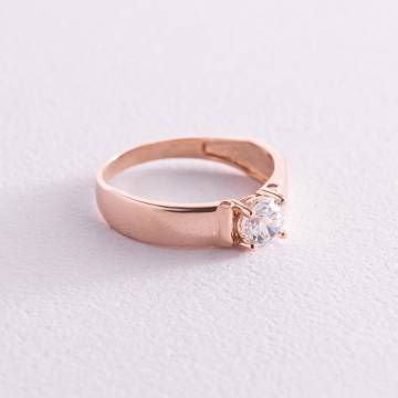 Золотое кольцо с фианитами к06386 Золотое кольцо с фианитами к06386