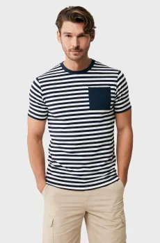 Мужская футболка в полоску Разноцветный S Mexx MF007805341M