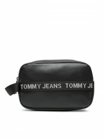 Tommy Jeans Косметичка Tjm Essential Leather Washbag AM0AM11425 Чорний Tommy Jeans Косметичка Tjm Essential Leather Washbag AM0AM11425 Чорний