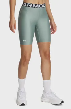 Женские мятные шорты UA HG 8in Short Ментоловый L Under Armour 1383627-348