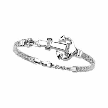 Серебряный браслет "Якорь" Zancan EXB647-B Серебряный браслет "Якорь" Zancan EXB647-B