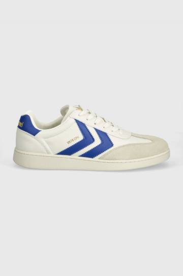 Кожаные кроссовки Hummel VM78 CPH ML цвет белый 224160 Кожаные кроссовки Hummel VM78 CPH ML цвет белый 224160