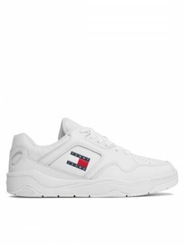 Tommy Jeans Снікерcи Tjm Leather Outsole Color EM0EM01350 Білий Tommy Jeans Снікерcи Tjm Leather Outsole Color EM0EM01350 Білий