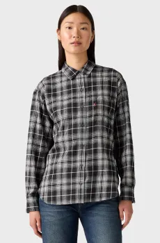 Женская черная рубашка в клетку Черный XS Levi’s® 003OZ;0002