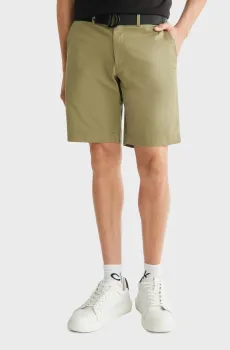 Мужские оливковые шорты MODERN TWILL SLIM Оливковый 30 Calvin Klein K10K111788