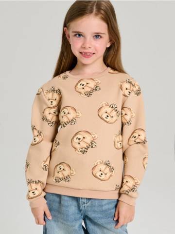 Світшот crewneck - бежевий Світшот crewneck - бежевий