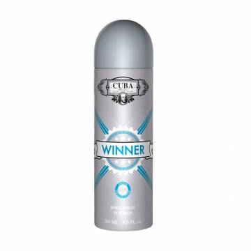 Парфюмированный дезодорант-спрей Cuba Paris Cuba Winner Body Spray мужской, 200 мл Парфюмированный дезодорант-спрей Cuba Paris Cuba Winner Body Spray мужской, 200 мл