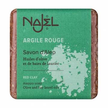 Алеппское мыло Najel Aleppo Soap Red Clay с красной глиной, 100 г Алеппское мыло Najel Aleppo Soap Red Clay с красной глиной, 100 г