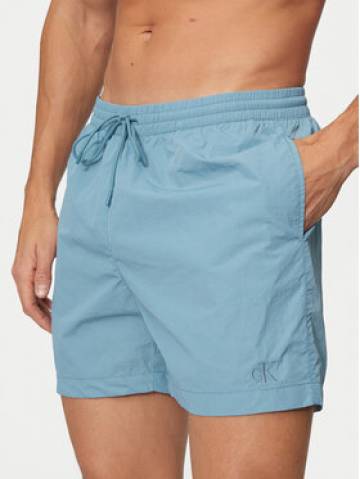 Calvin Klein Swimwear Шорти для плавання KM0KM01080 Голубий Regular Fit Calvin Klein Swimwear Шорти для плавання KM0KM01080 Голубий Regular Fit