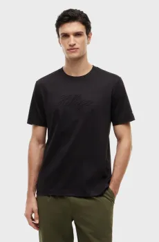 Мужская черная футболка NAUTICAL ROPE Черный L Tommy Hilfiger MW0MW44257
