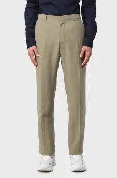 Мужские оливковые брюки STRAIGHT PANTS Оливковый L Calvin Klein K10K111995