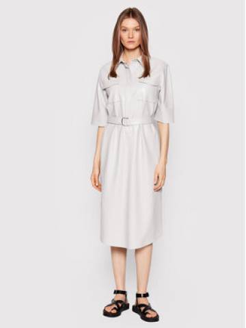 Boss Сукня зі штучної шкіри Dafaro1 50473255 Сірий Relaxed Fit Boss Сукня зі штучної шкіри Dafaro1 50473255 Сірий Relaxed Fit