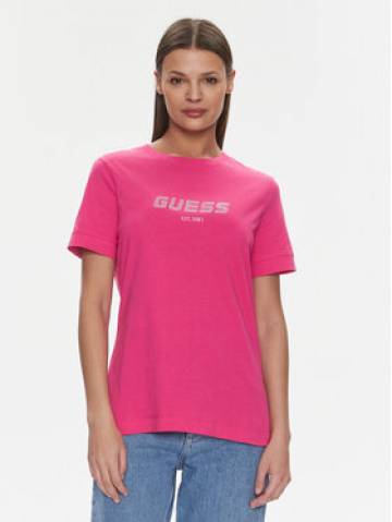 Guess Футболка Eleanora V4RI10 K8HM4 Рожевий Regular Fit Guess Футболка Eleanora V4RI10 K8HM4 Рожевий Regular Fit