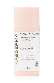 Гель Arederma Facial Cleanser Acne Free для умывания проблемной кожи лица, с пробиотиками, 100 мл