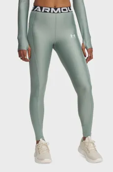 Женские мятные тайтсы HeatGear Rib Legging Ментоловый XS Under Armour 1388693-348