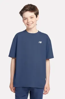 Детская синяя футболка Small Logo Синий 15-16Y New Balance LAKB0001NNY