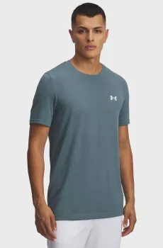 Мужская бирюзовая футболка Vanish Seamless Novelty SS Бирюзовый M Under Armour 1388129-587
