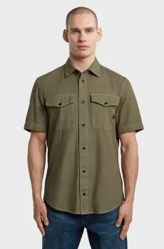 Мужская зеленая рубашка Marine Зеленый S G-Star RAW D19751,D454