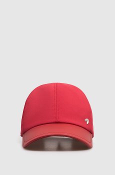 Детская красная комбинированная кепка с эмблемой