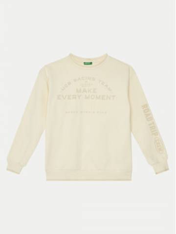 United Colors Of Benetton Світшот 3J73C10L7 Бежевий Regular Fit United Colors Of Benetton Світшот 3J73C10L7 Бежевий Regular Fit