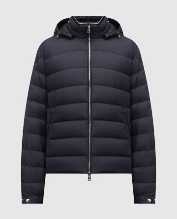 Синяя пуховая куртка Arneb с логотипом