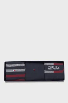 Мужские темно-синие носки (3 пары) GIFTBOX Синий 43-46 Tommy Hilfiger 701235376