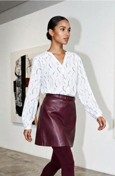 Сорочка з воланами - різнобарвний