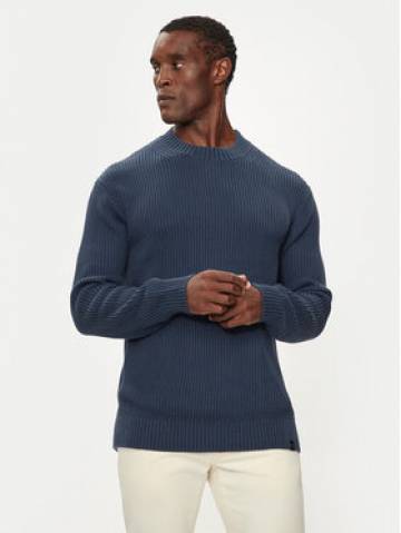 Calvin Klein Jeans Светр Linear J30J326888 Cиній Relaxed Fit Calvin Klein Jeans Светр Linear J30J326888 Cиній Relaxed Fit