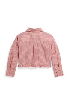 Детская рубашка с добавлением льна Polo Ralph Lauren