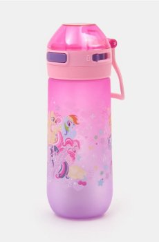 Пляшка для води з ручкою та соломинкою My Little Pony - різнобарвний