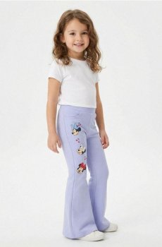 Розкльошені штани Minnie Mouse - light blue