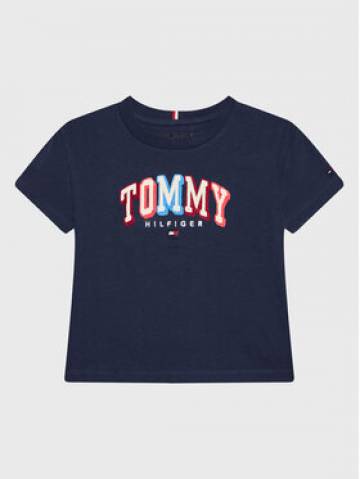 Tommy Hilfiger Футболка Chainstitch KB0KB07798 D Cиній Regular Fit Tommy Hilfiger Футболка Chainstitch KB0KB07798 D Cиній Regular Fit