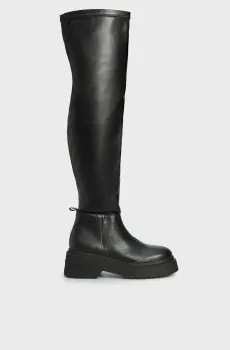 Женские черные ботфорты TJW OVER THE KNEE Черный 37 Tommy Jeans EN0EN02254