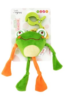 Мягкая игрушка Tigres Веселые малыши, Лягушонок, от рождения (ИГ-0142)