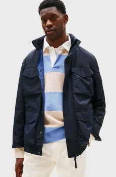 Мужская темно-синяя куртка PACKABLE FIELD Синий XL Tommy Hilfiger MW0MW40223