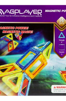 Конструктор Magplayer Магнітний набір 14 елементів (MPB-14)