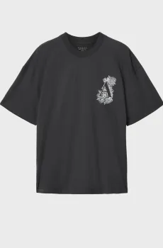 Мужская темно-серая футболка ANTHOS Серый XL AllSaints M006PF