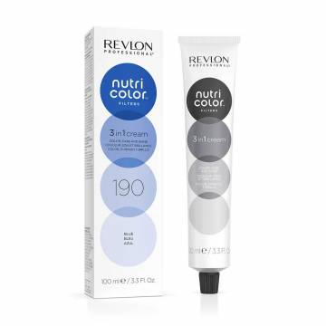 Тонирующий крем-бальзам для волос Revlon Professional Nutri Color Filters Fashion 190 Blue, 100 мл Тонирующий крем-бальзам для волос Revlon Professional Nutri Color Filters Fashion 190 Blue, 100 мл