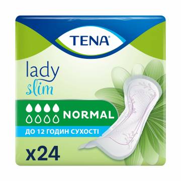 Урологические прокладки женские TENA Lady Slim Normal, 24 шт