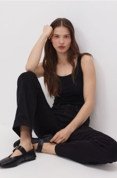 Reserved - Джинси рівного крою - чорний - 750FZ-99J