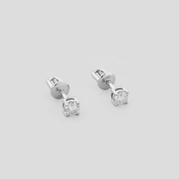 Золотые серьги Minimal с577-бр-б-3.5-К Золотые серьги Minimal с577-бр-б-3.5-К